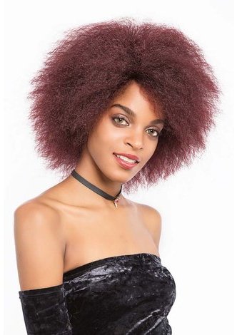 COCO | <em>Synthetic</em> Fiber Hair 6.5 Inch Curly Mid-Lenght Wig