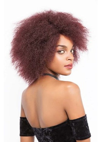 COCO | Synthetic Fiber Hair 6.5 Inch Curly Mid-Lenght Wig