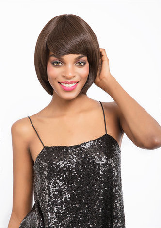 EVIN | Heat Resistant Synthetic Hair 7.5 Inch Straight Short Wig