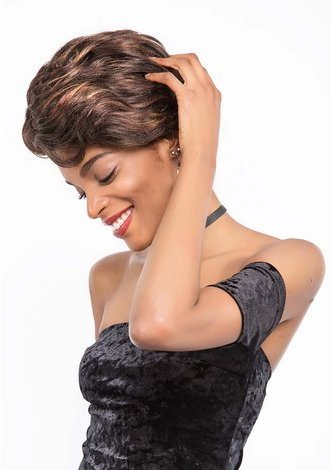 JOYCE | Synthetic Fiber Hair 5.5 Inch Wavy Short Wig