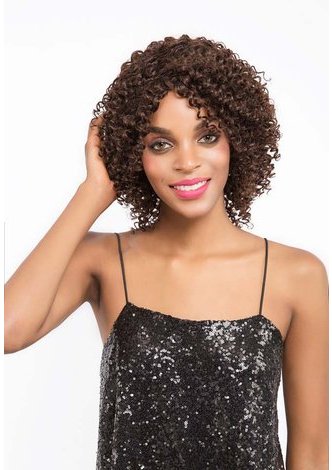 KERR | Remy Human Hair 10 Inch Curly Short Wig