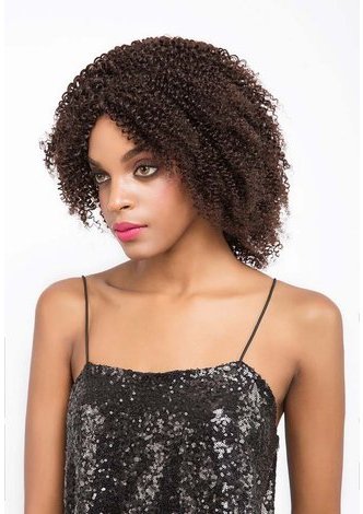 LYDIA | Remy Human Hair 10 Inch Curly Short Wig