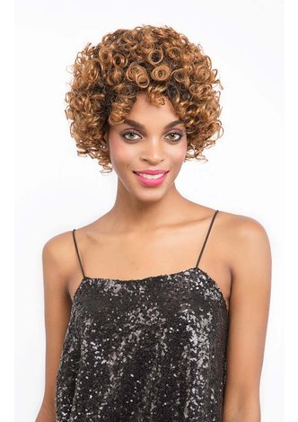 OPRAH | Remy Human Hair  8 Inch Wavy Short <em>Wig</em>