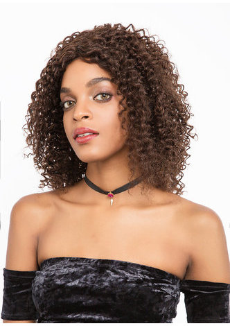 Remy cheveux humains dentelle frotnal perruque cheveux humains ondulés mi-longueur perruque 14 pouces ry18