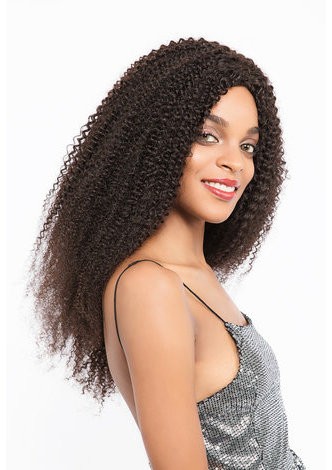 HairYouGo 7A Grade Malaisien Vergin Cheveux Humains Crépus Bouclés 4 * 4 Fermeture avec 3 faisceaux de cheveux bouclés Kinky