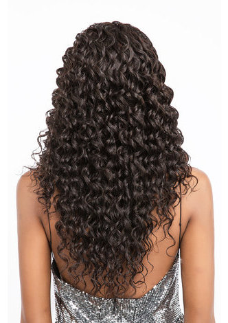 HairYouGo 7A Grade malaisien Vergin cheveux humains vague profonde 4 * 4 fermeture avec 3 faisceaux d'onde profonde