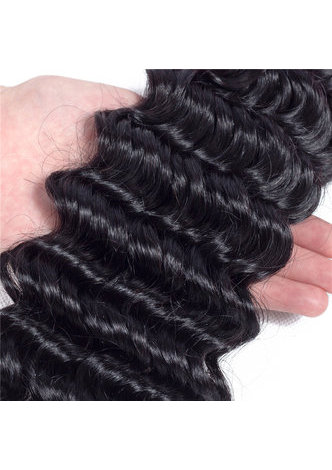 7A Grade Indian Virgin Human Hair Deep Curly Weaving 300g 3pcs 8~30 Inch 