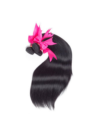 8A Grade Brazilian Remy <em>Human</em> Hair Straight Weaving 100g 1pc 8~30 Inch