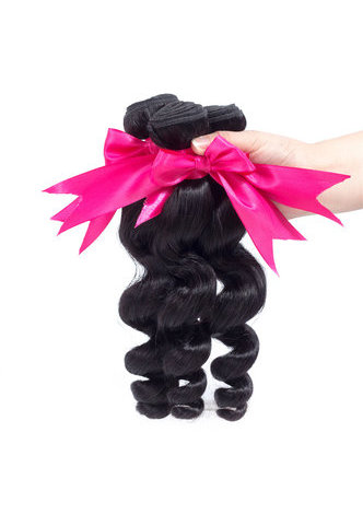 HairYouGo 7A Grade Indian Virgin Human Hair Loose Wave 4*4 Closure with 3 Loose wave hair bundles