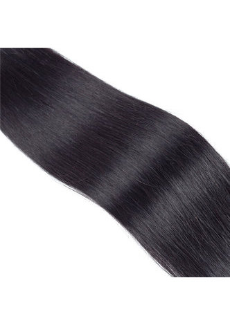 HairYouGo 7A Grade péruvienne Vergin cheveux droits 4 * 4 fermeture avec 3 faisceaux 1b