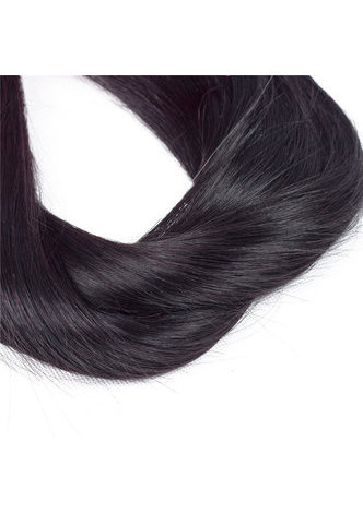 HairYouGo 8A Grade Brazilian Virgin Remy Human Hair Straight 13*4 Closure with 3 Straight hair bundles