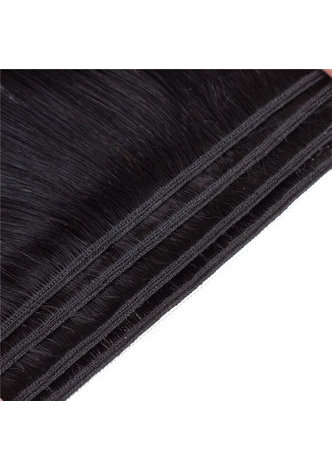 HairYouGo 8A Grade Brazilian Virgin Remy Human Hair Straight 13*4 Closure with 3 Straight hair bundles