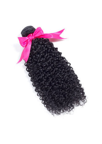 7A Grade Indian Virgin Human <em>Hair</em> Kinky Curly Weaving 100g 1pc 8~30 Inch