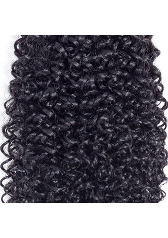 7A Grade Indian Virgin Human Hair Kinky Curly Weaving 300g 3pcs 8~30 Inch 