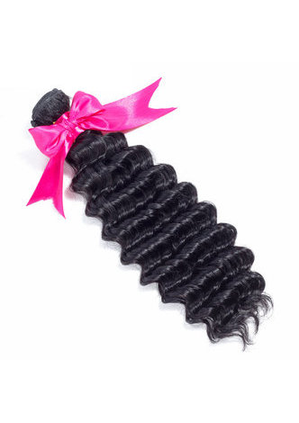 7A Grade Peruvian Virgin Human <em>Hair</em> Deep Wave Weaving 100g 1pc 8~30 Inch