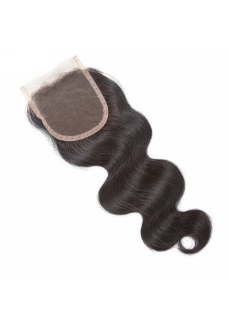 HairYouGo 7A Grade Indian Virgin <em>Human</em> Hair Body Wave 4*4 Closure