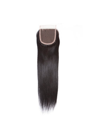 HairYouGo 7A Grade Indian Virgin <em>Human</em> Hair Straight 4*4 Closure