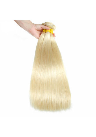 HairYouGo 7A Grade Indien Vergin Cheveux Humains Pré-Colore 613 Blond Weave Trame Droite 10 ~ 22 Pouces 100g / pc