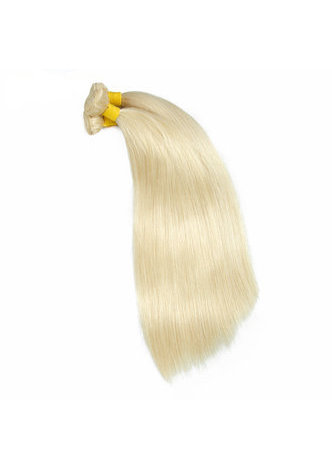 HairYouGo 7A Grade Indien Vergin Cheveux Humains Pré-Colore 613 Blond Weave Trame Droite 10 ~ 22 Pouces 100g / pc