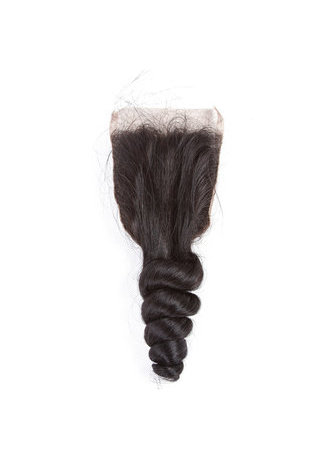 HairYouGo 7A Grade Malaysian Virgin Human Hair Loose <em>Wave</em> 4*4 Closure