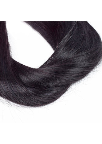 HairYouGo 7A Grade Malaysian Virgin Human Hair Straight 13*4 Closure with 3 straight hair bundles