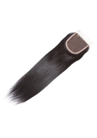 HairYouGo 8A Grade Brésilien Vergin Remy Cheveux Humains Droite 4 * 4 Fermeture