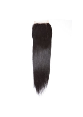 HairYouGo 8A Grade Brésilien Vergin Remy Cheveux Humains Droite 4 * 4 Fermeture