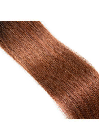 HairYouGo Cheveux Ombre Pré-Coloré Malaisien Non-Remy Cheveux Raides bundles Wave T1 / 30 Cheveux Weave Extension de Cheveux Humains 12-24 Pouces