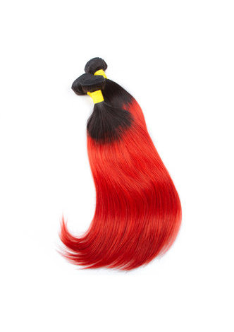 HairYouGo Cheveux Ombre Pré-Coloré Malaisiens Non-Remy cheveux raides bundles Vague T1B Cheveux Rouges Weave Extension de Cheveux Humains 12-24 Pouces