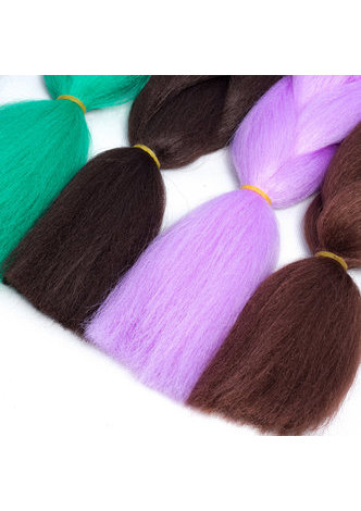 HairYouGo 24 pouces Jumbo Tressage Extensions de Cheveux 100g Haute Température Fibres Synthétiques Jumbo Tresses pour les Femmes Noires 29 Couleurs