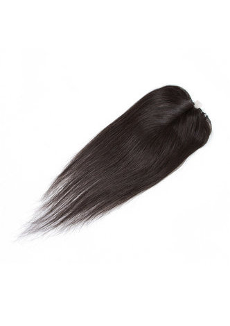 HairYouGo 7A Grade Indien Vergin Cheveux Humains Droite 6 Bundles avec Fermeture # 1B Nature Couleur 100g / pc