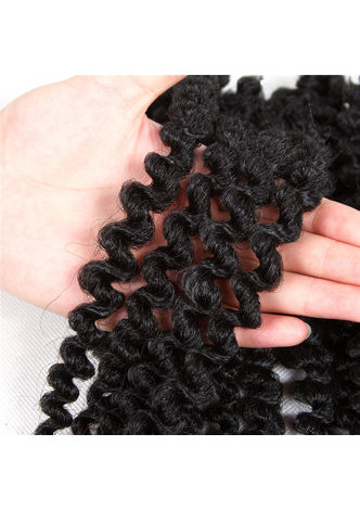 Hair YouGo 12inch Mambo Twist Hair for Black Women 5roots/pack 1B# Kanekalon Low Temperature 120g Synthetic Crochet Hair