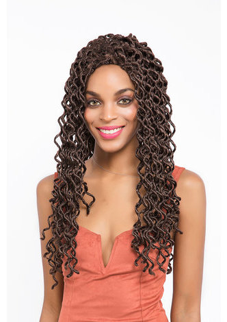 HairYouGo 18 pouces New Bohème Crochet Tresse Crochet Cheveux 24 Racines Extensions de Cheveux Synthétiques 1 PCS / lot Kanekalon Fibre 5 Couleurs