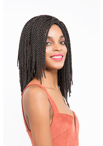 HairYouGo 4D Extensions de cheveux synthétiques Braid 1B # Kanekalon Fibres de Crochet de cheveux bouclés à faible température cheveux 12 pouces 5pc beaucoup