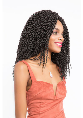 HairYouGo HAVANA TWIST Tresse Extensions de Cheveux Synthétiques 1B # Kanekalon Basse Température Fiber Crochet Tresses Cheveux 5 pc Tressage Cheveux