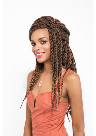 HairYouGo Kinky Braiding Hair for Black Women 15 roots/pack Low Temperature Curly Synthetic Crochet Braids Hair Extensions