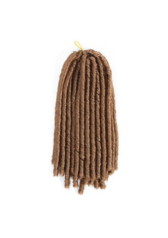 HairYouGo Pure Color 27# Soft Dread Lock Hair 15roots/pack 75g Kanekalon Low Temperature Synthetic Curly Crochet Braiding Hair