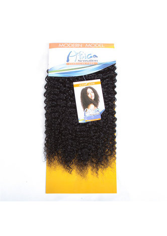 HairYouGo Synthétique Cheveux Bouclés Extensions 14.5 pouce 1 Pc Kanekalon Cheveux Bundles Offres 120g / Pc Double Trame