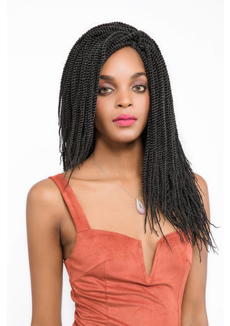 HairYouGo1B# Faux Locks <em>Hair</em> for Black Women 56roots/pack Sister Lock Low Temperature Synthetic