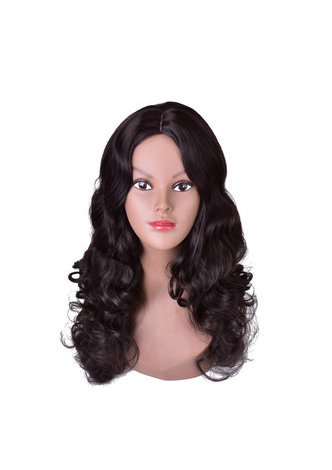 HairYouGo 28 pouces # 2 Haute Température Fiber Wavy Cheveux Longs Perruque Parti Perruque sur Vente Halloween Résistant À La Chaleur perruques