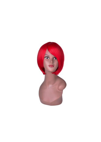 HairYouGo 6inch Short Straight Bob Wigs 3 Pure Colors High Temperature Fiber Synthetic for Women Cosplay Party Wig