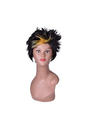 HairYouGo 6inch Short Straight Synthetic Women <em>Wig</em> for Sale 1pc Heat Resistant <em>High</em> <em>Temperature</em>