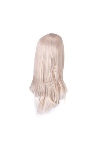 HairYouGo Blond Synthétique Droite Femmes Cosplay Perruque de Cheveux Résistance à la Chaleur Halloween Party Perruques Couleur Pure Longue Femmes Perruques 66 cm