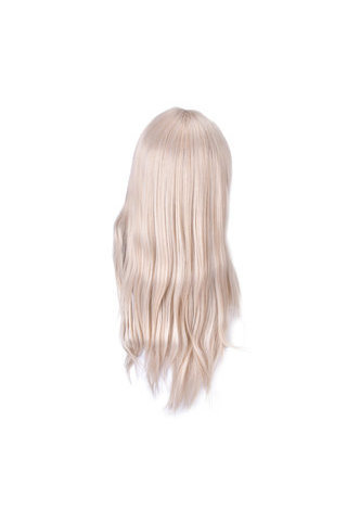 HairYouGo Blond Synthétique Droite Femmes Cosplay Perruque de Cheveux Résistance à la Chaleur Halloween Party Perruques Couleur Pure Longue Femmes Perruques 66 cm