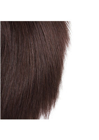 HairYouGo Pre-Colored Straight Wave Bundles With Closure Non-Remy #2 Human Hair In Extension Free Shipping